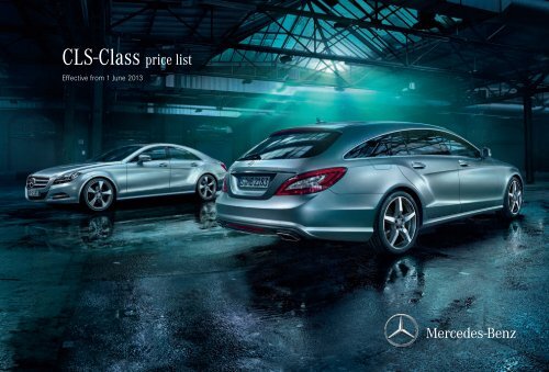 CLS-Class Price List June 2013 (3.17 MB) - Mercedes-Benz