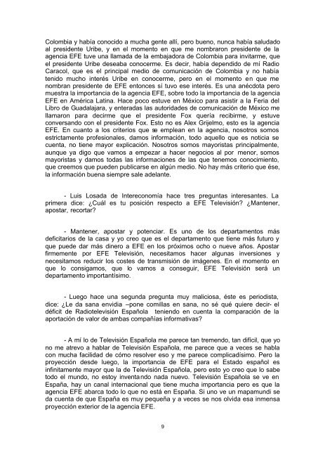 Alex Grijelmo Presidente de la Agencia EFE - Nueva EconomÃ­a FÃ³rum