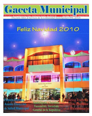 gaceta diciembre 2010 web.pdf - Municipalidad de San Felipe