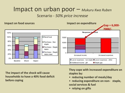 Urban livelihood assessments - Disaster risk reduction