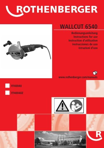 BA WALLCUT 6540 Umschlag PaketA-0607 - Rothenberger