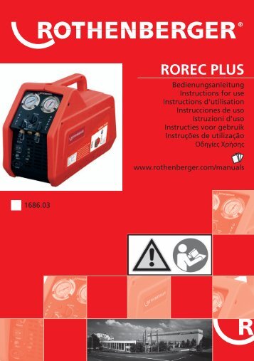 Rothenberger P63-S4 Instruction Manual
