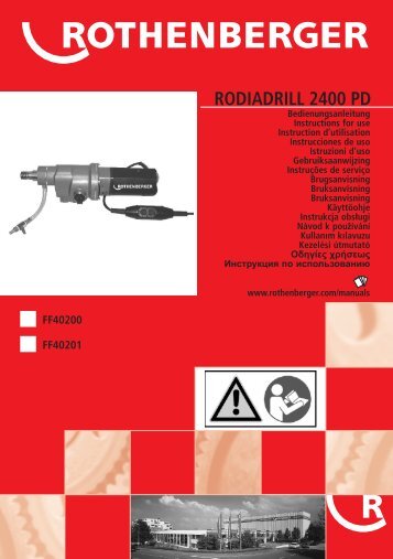 rodiadrill 2400 pd - Rothenberger