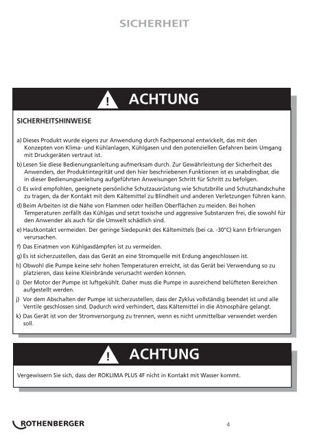 achtung - Rothenberger