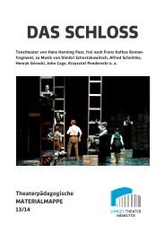 Das Schloss (PDF, 1.8 MB) - Theater Münster