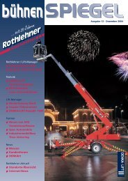 ... seit 25  Jahren - Rothlehner Arbeitsbühnen