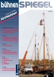 B hnenspiegel Juli 2001 - Rothlehner Arbeitsbühnen