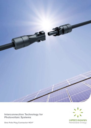 Interconnection Technology for Photovoltaic Systems