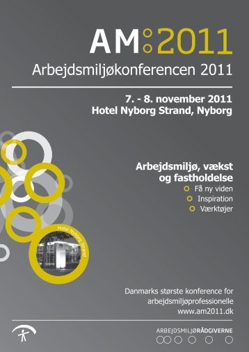Arbejdsmiljøkonferencen 2011 - Arbejdsmiljørådgiverne