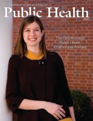 The First Archway Public Health Professional Named - College of ...