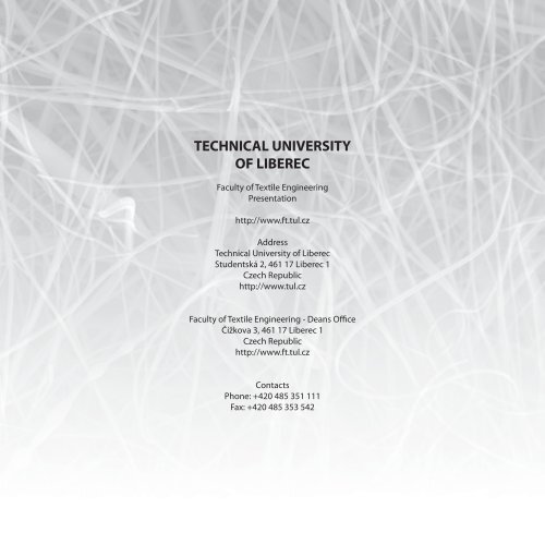 technical university of liberec - Technická univerzita v Liberci