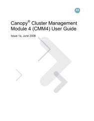 Canopy CMM4 User Guide Issue 1a - fileserver