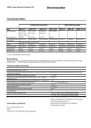 Stromwandler - GMC-Instruments France