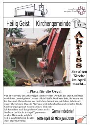 Gemeindebrief 05 / 10 bis 06 / 2010 (als PDF Datei) - Heilig Geist ...