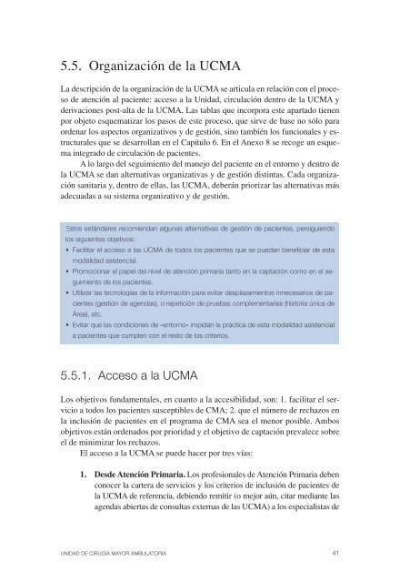 Unidad de Cirugía Mayor Ambulatoria - AEC_____Asociación ...