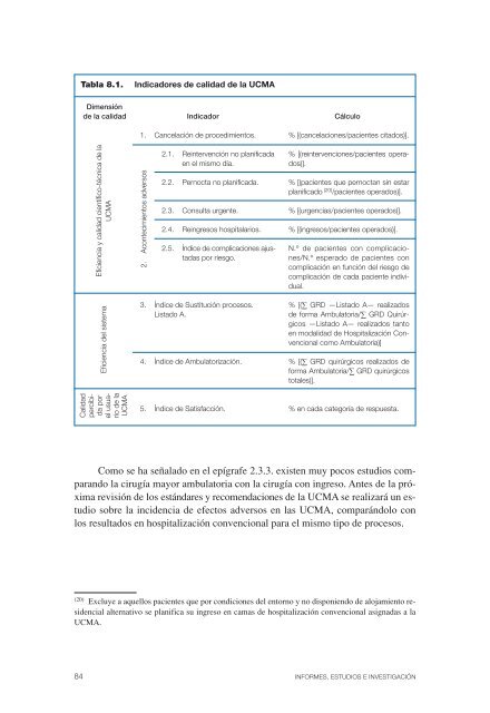 Unidad de Cirugía Mayor Ambulatoria - AEC_____Asociación ...