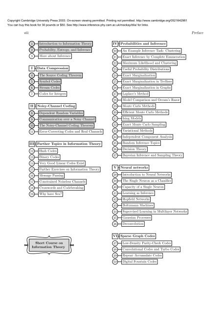 Information Theory, Inference, and Learning ... - Inference Group