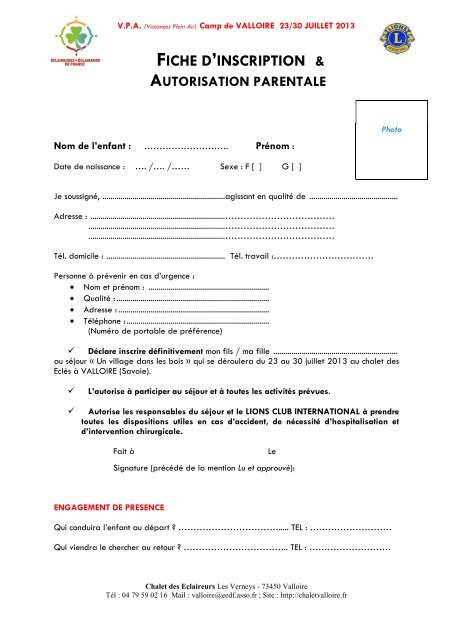 Comment Ecrire Une Autorisation Parentale Modele De Cv