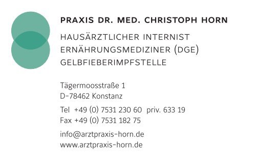 Praxis Dr Med Christoph Horn Hausarztlicher Internist Pr Haus