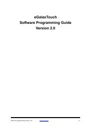 Software Programming Guide V2.0 - EETI