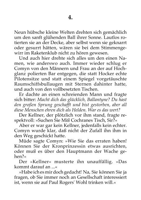 Leigh Brackett Der groÃŸe Sprung