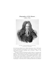 Biography of Ole Rømer - Zelmanov Journal