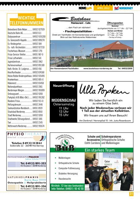 April 2012 als PDF - Norderney