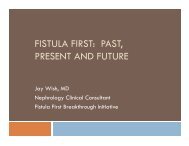 PPT Fistula First: Past, Present and Future - FMQAI