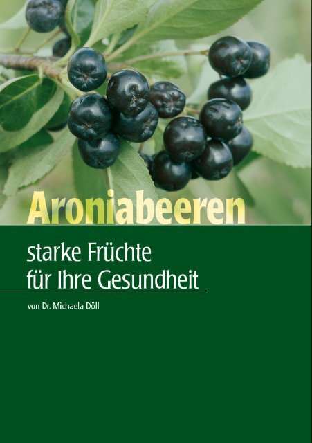 A4-Flyer "Aronia" - BOM-Products.de