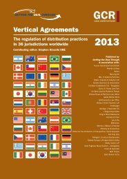 Getting the Deal Through Vertical Agreements 2013 Spain chapter