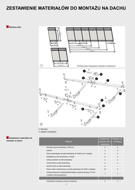 Systemy solarne - kolektor rurowy R1 - instrukcja montaÅ¼u - Roth
