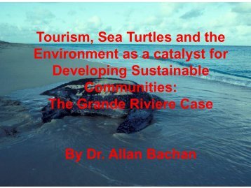 Tourism, Sea Turtles and the Environment as a catalyst ... - C-Change