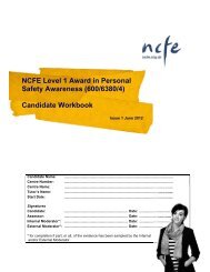 Candidate Workbook - NCFE