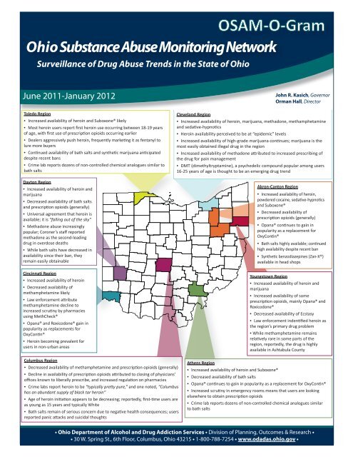 Ohio Substance Abuse Monitoring Network - Ideastream