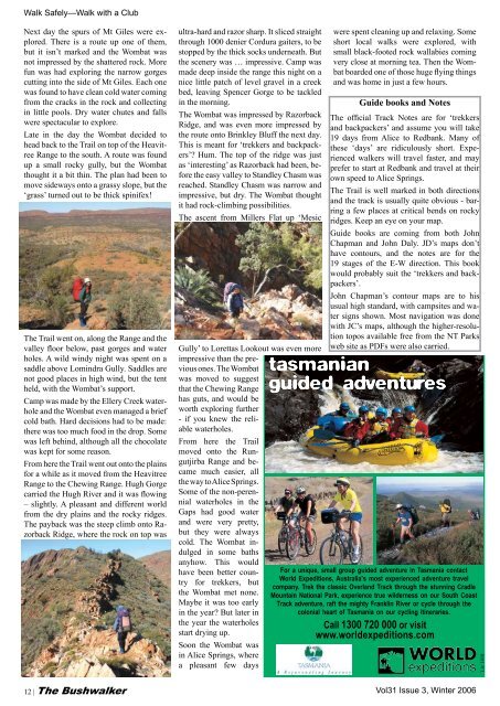 Vol 31 No 3 - Confederation of Bushwalking Clubs