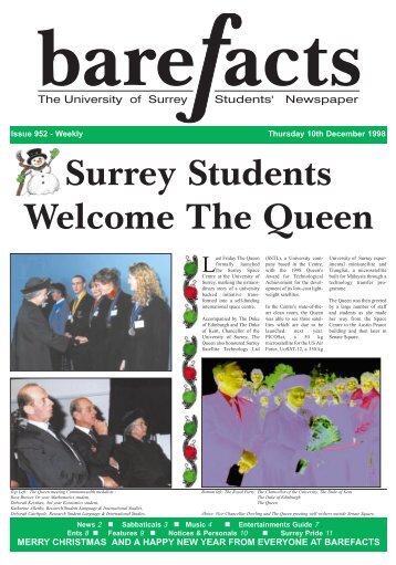 Surrey Students Welcome The Queen - University of Surrey's ...