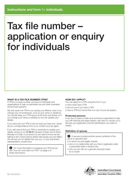 tax-file-number-application-or-enquiry-for-individuals-australian