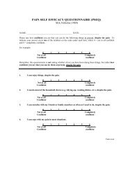 Pain Self-Efficacy Questionnaire (PSEQ)