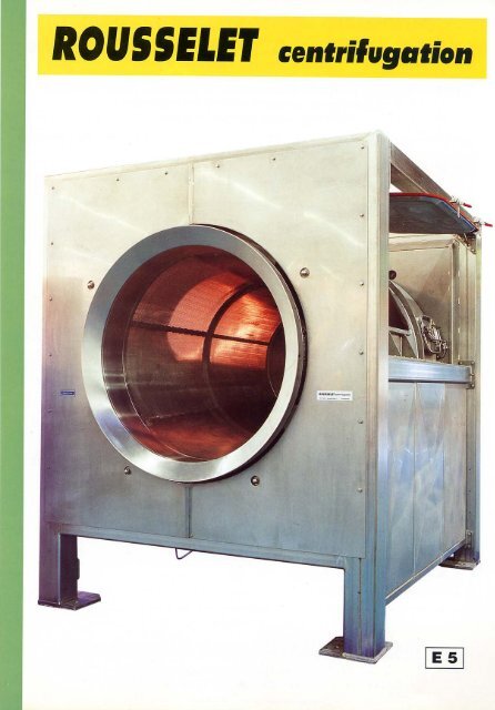 Horizontal Continuous Centrifuge for Food Products