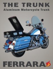 Aluminum Motorcycle Trunk - Ferrara Fire Apparatus