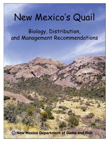 New Mexico's Quail - New Mexico Game and Fish