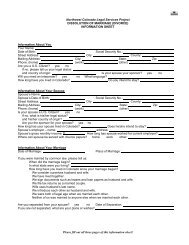 Please fill out all three pages of this information sheet! - User Home ...