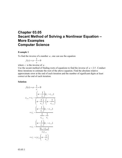 Solving an Equation - Methods, Techniques, and Examples