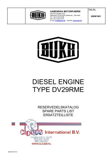 DIESEL ENGINE TYPE DV29RME - bukh.eu