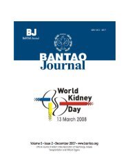 Therapy of Idiopathic Membranous Nephropathy - BANTAO Journal