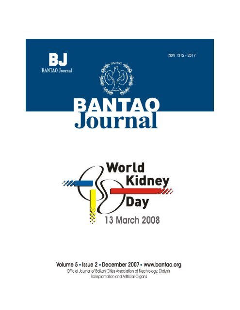 Therapy of Idiopathic Membranous Nephropathy - BANTAO Journal