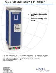 Atlas half size light weight trolley - Direct Aviation