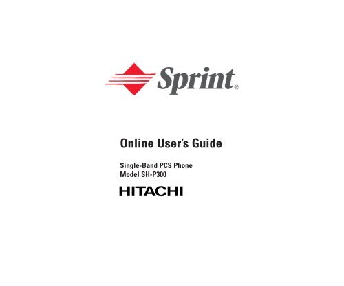 Introduction to this Online User's Guide - Sprint