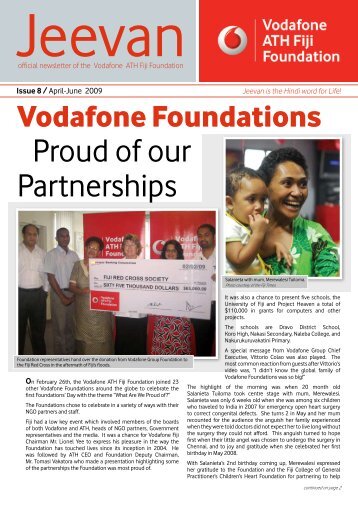 Proud of our Partnerships - Vodafone Fiji