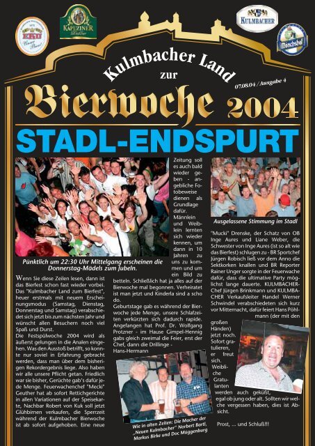 STADL-ENDSPURT - Bierfestzeitung
